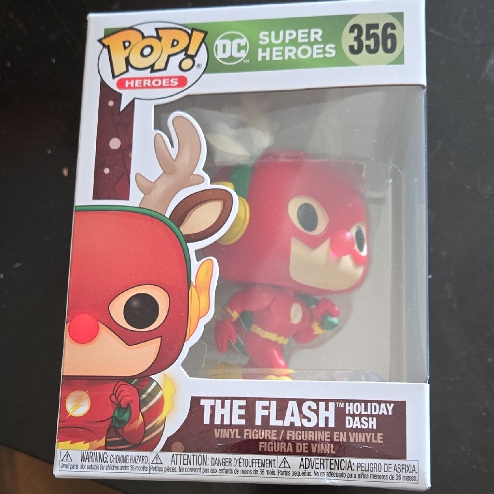 Funko Pop! The Flash Holiday Dash Vinyl Figure - Red & Green